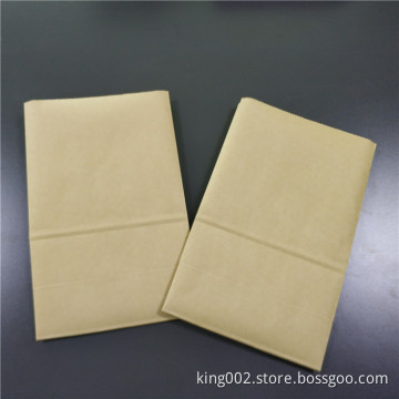 kraft paper bags wholesale with square bottom for food